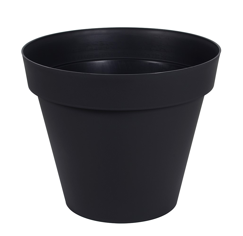 Pot rond TOSCANE Diamètre 80cm EDA GRIS ANTHRACITE
