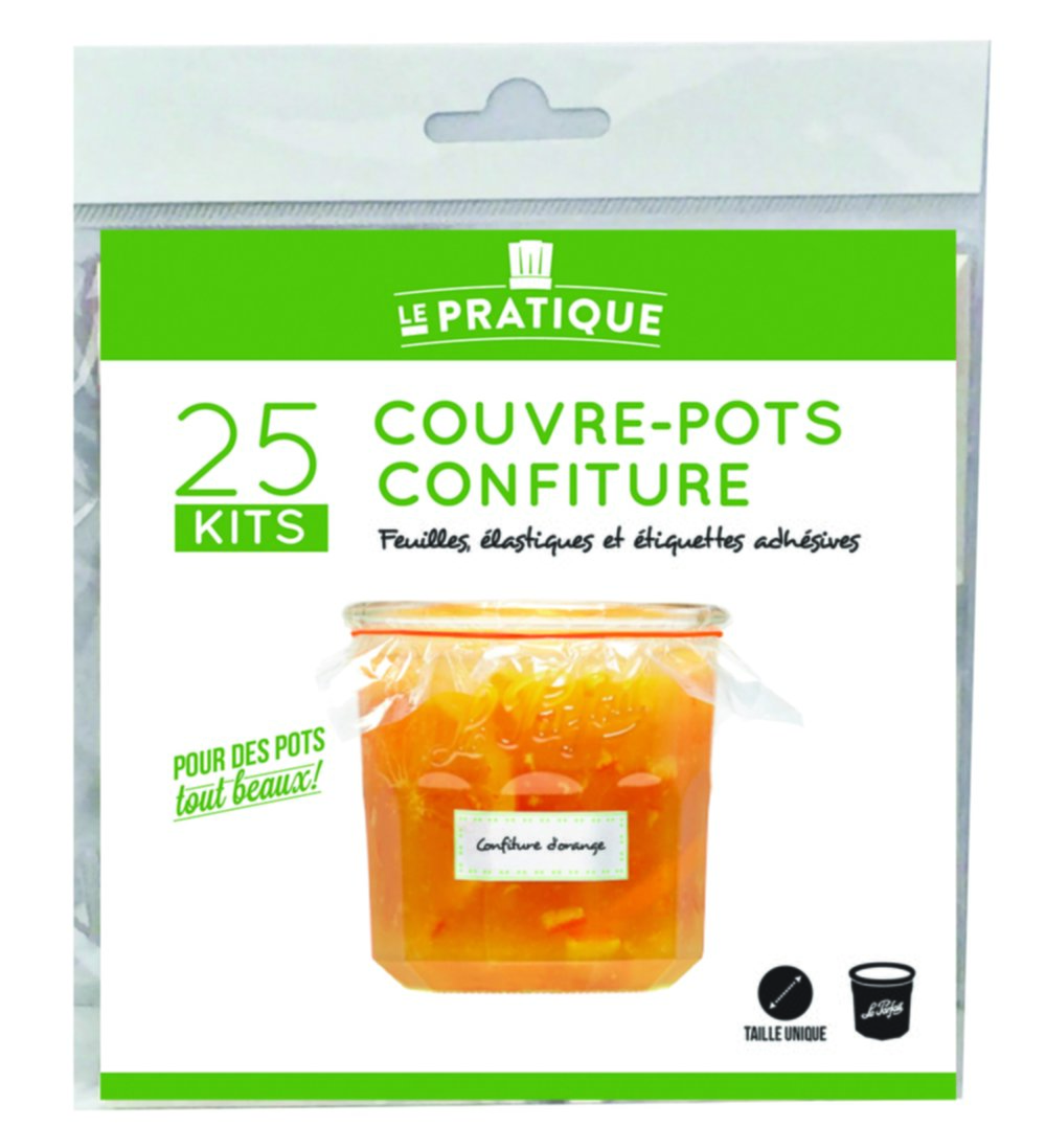 Couvre Pot Confiture x25 - LE PRATIQUE