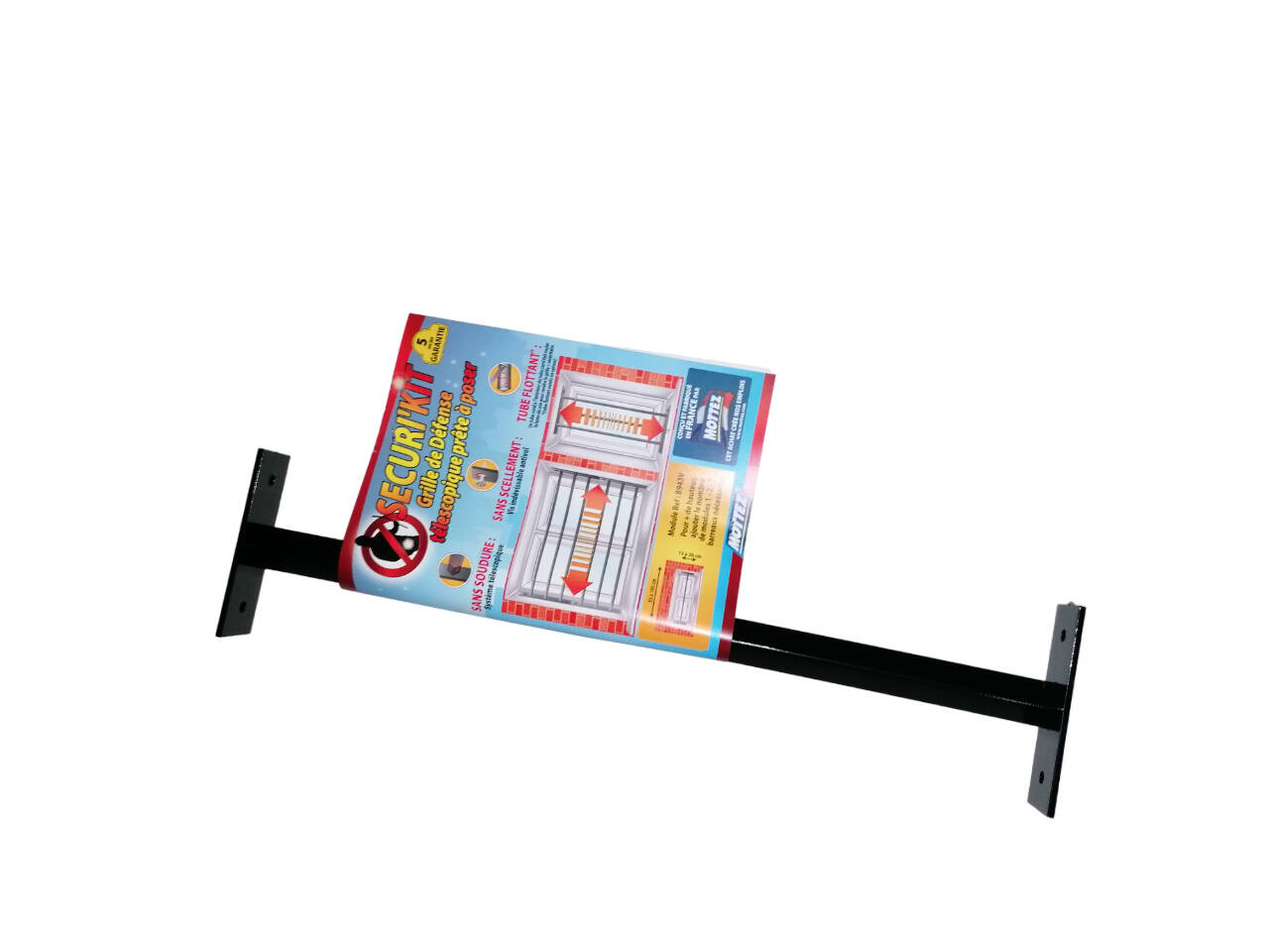 Barreau télescopique 55 à 103 cm pour hauteur fenêtre 26 à 39 cm Mottez