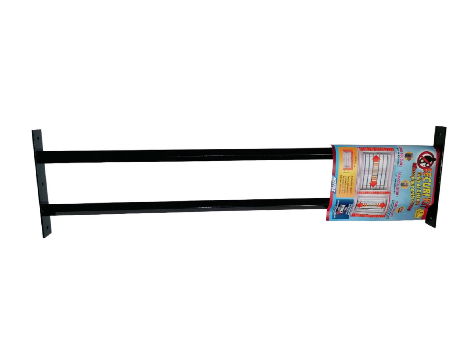 Barreau télescopique 99 à 188 cm pour hauteur fenêtre 26 à 39 cm Mottez
