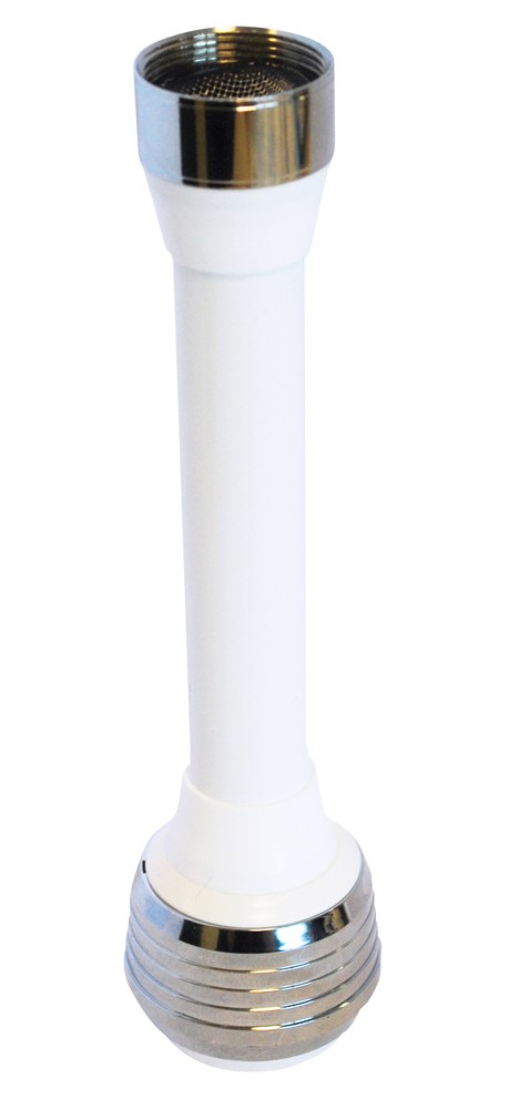 Brise jet long 2 jets L.140mm femelle 22X100 blanc - 1179076 - BOUTTE