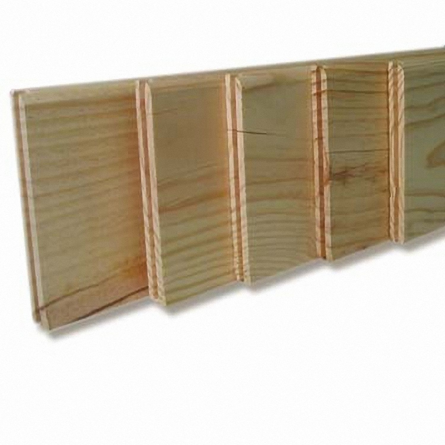 5 Plinthes 198x9x0,98cm Pin Rustique