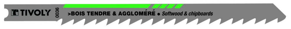 2 lames scie sauteuse U bois tendre/aggloméré EP 5-50 - TIVOLY