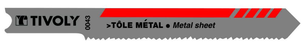 2 lames scie sauteuse U Métal EP1-3 - TIVOLY