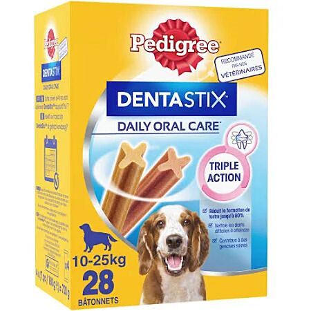 28 Friandises Chien Moyen Dentastix - PEDIGREE
