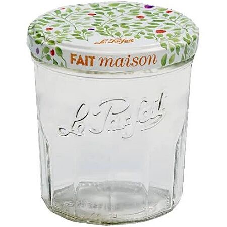 6 Pots à Confiture Décorés 324ml Ø82mm - LE PARFAIT