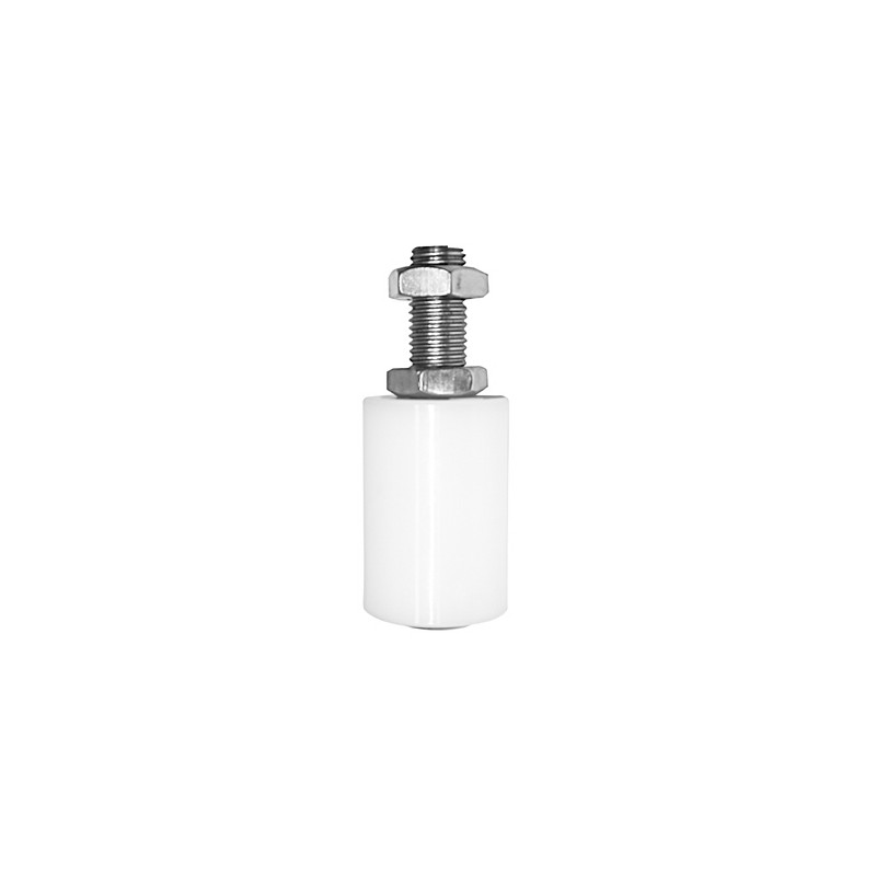 Roulette olive nylon droite  Ø 40 x 60 mm