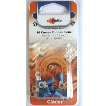 COSSES RONDE BLEU X10