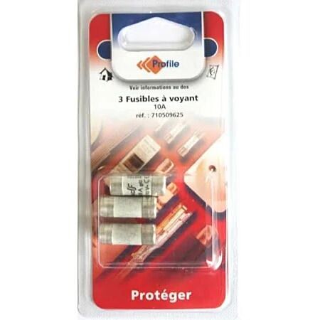 FUSIBLE VOYANT 10A 10.3X25.8 X3