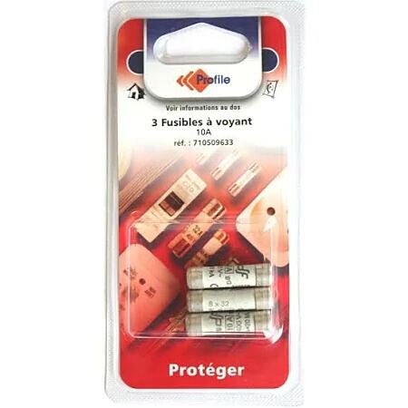 FUSIBLE VOYANT 10A 8.5X31.5 X3