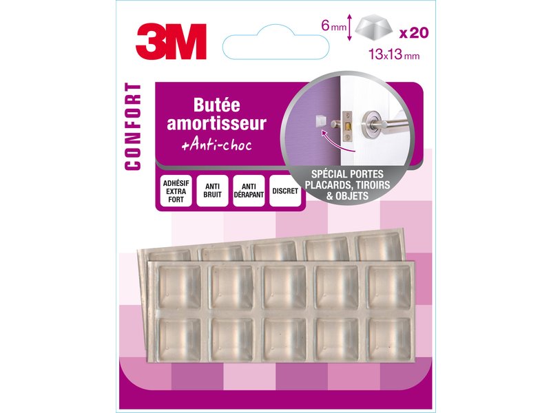 20 amortisseurs en plastique - 3M