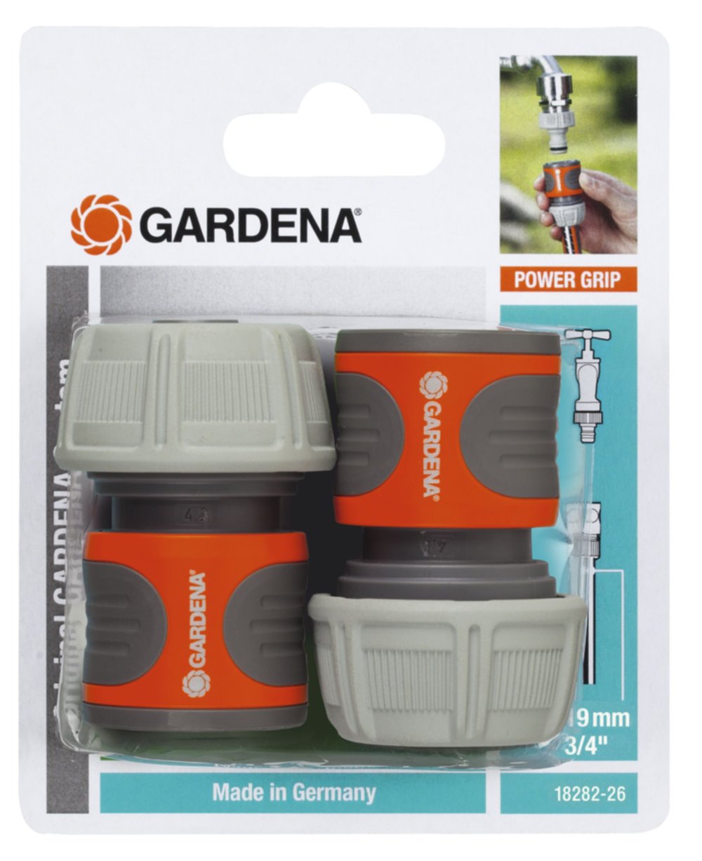 2 raccords arrosage rapides Ø19mm 18282-26 - GARDENA