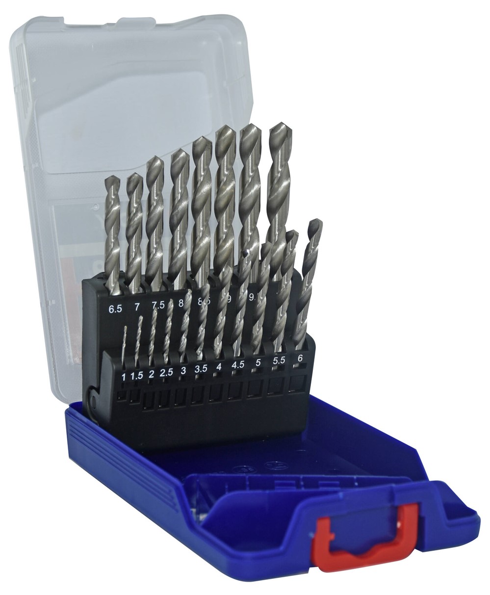 Mallette 19 forets métaux rectifiés - TIVOLY