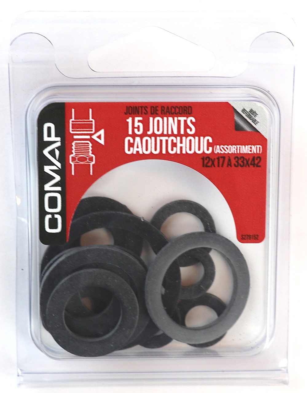 15 joints caoutchouc 12x17 - COMAP