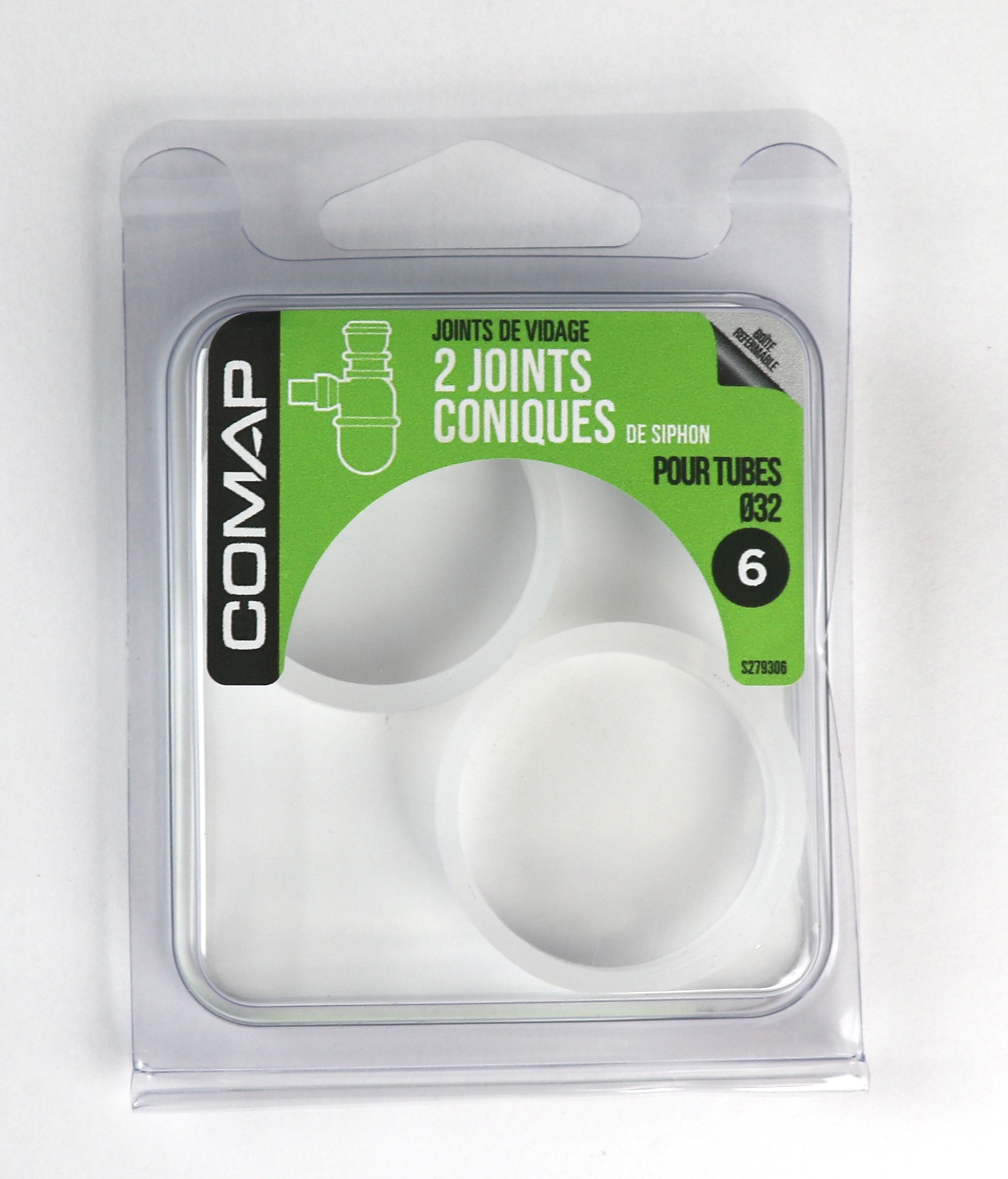 2 Joints conique de siphon D32 - COMAP