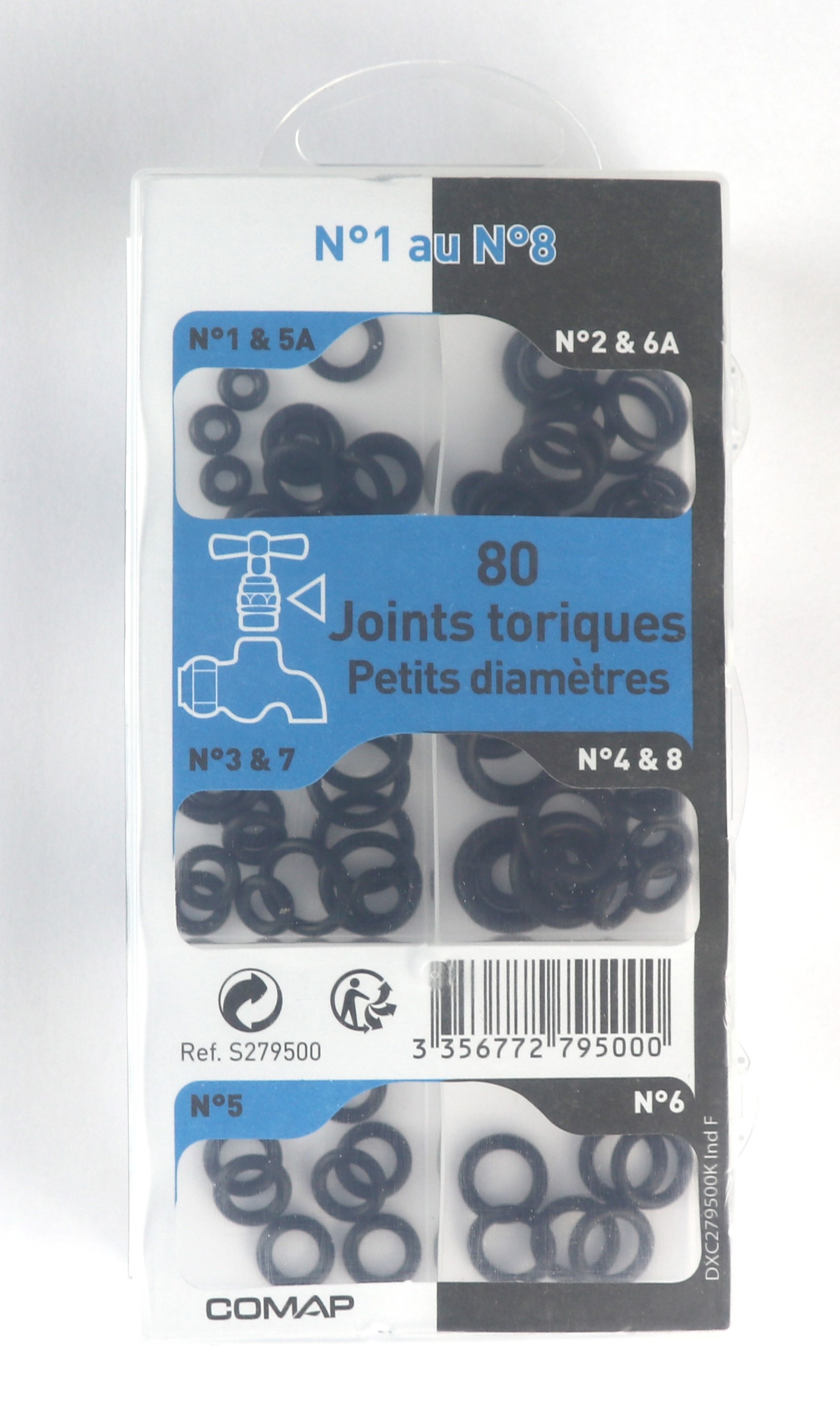 Coffret 80 petits joints torique - COMAP