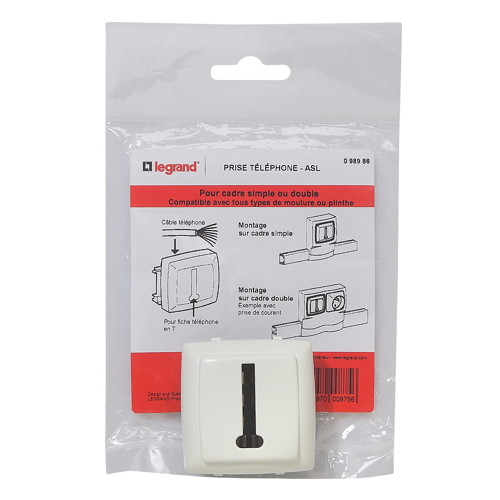 Prise téléphone 8 contacts ASL - LEGRAND