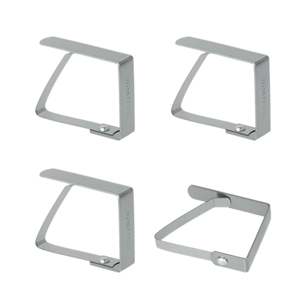 4 Fixe-Nappe Inox