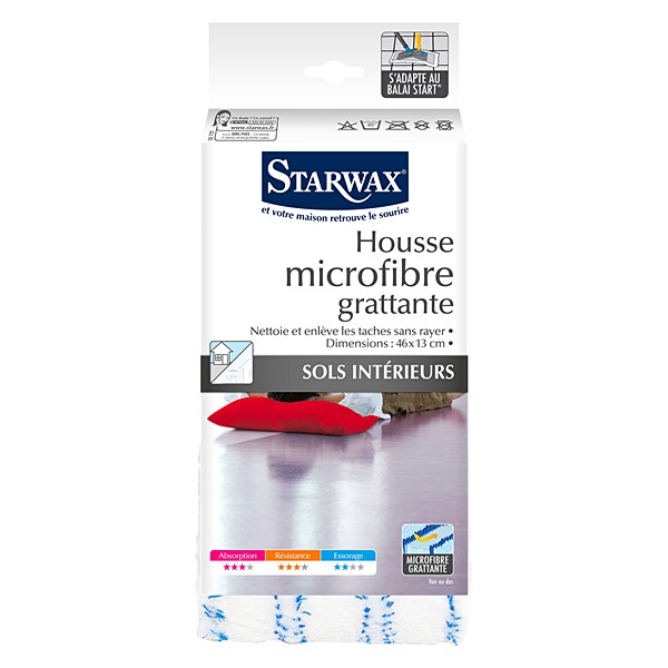Housse microfibre grattante