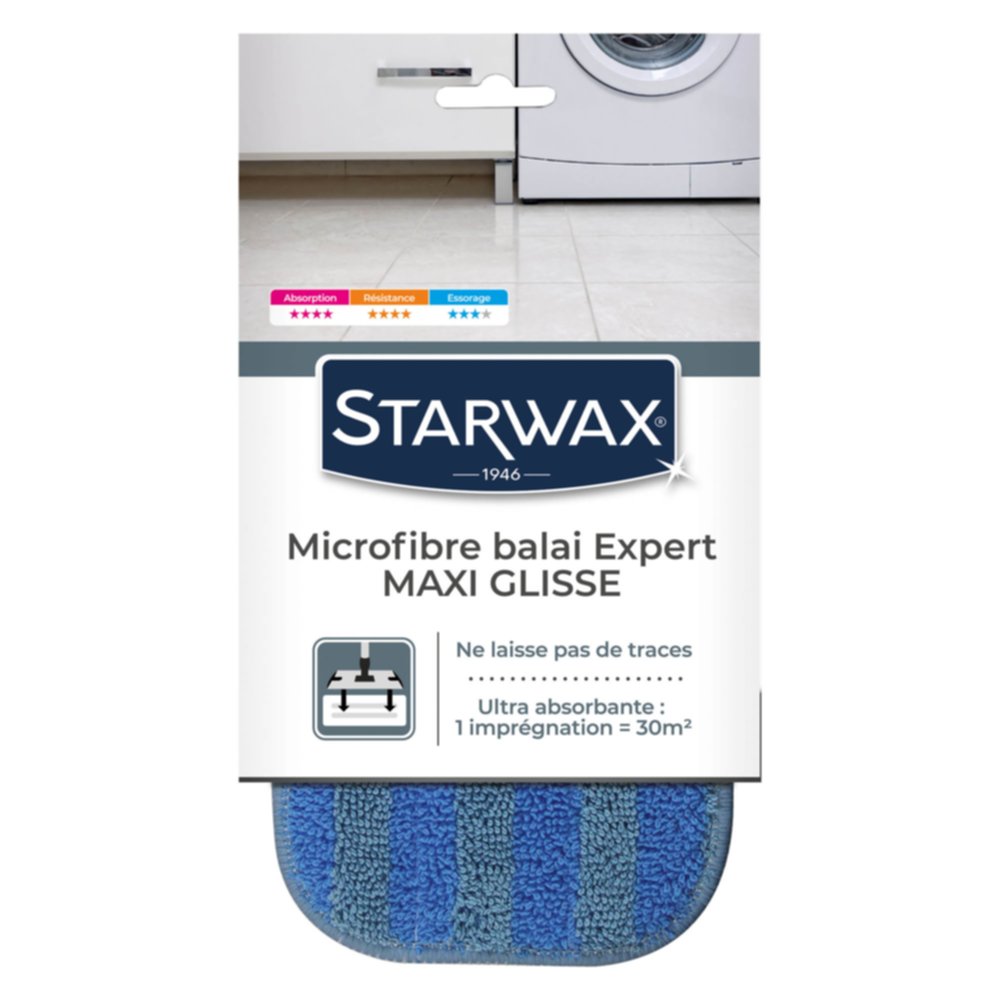 Micro fibre pour balai expert maxi glisse