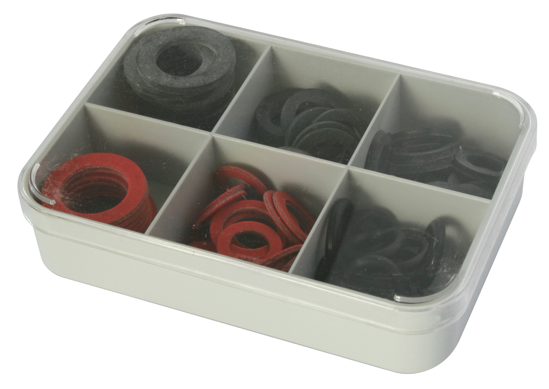 Coffret d'assortiment de 76 joints Torique / Fibre / Caoutchouc