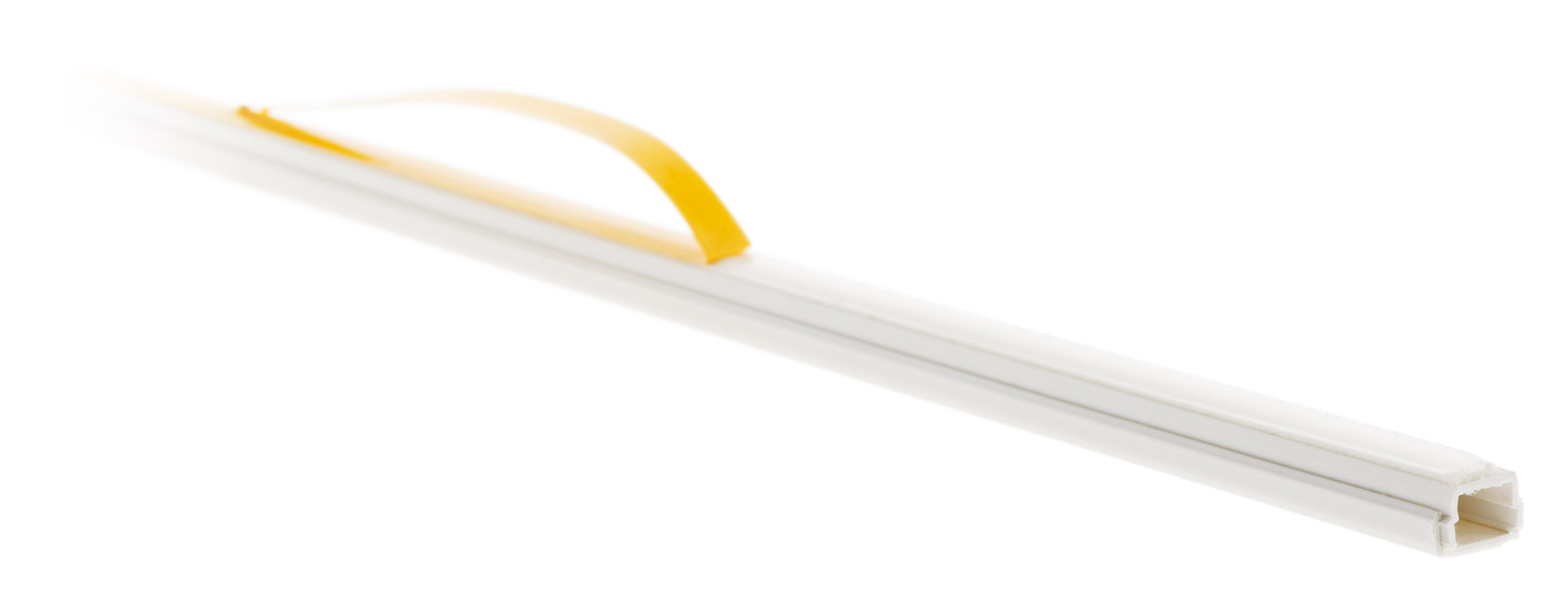 GOULOTTE/CABLE TV 7X12 2M ADHESIVE BLANC 9016