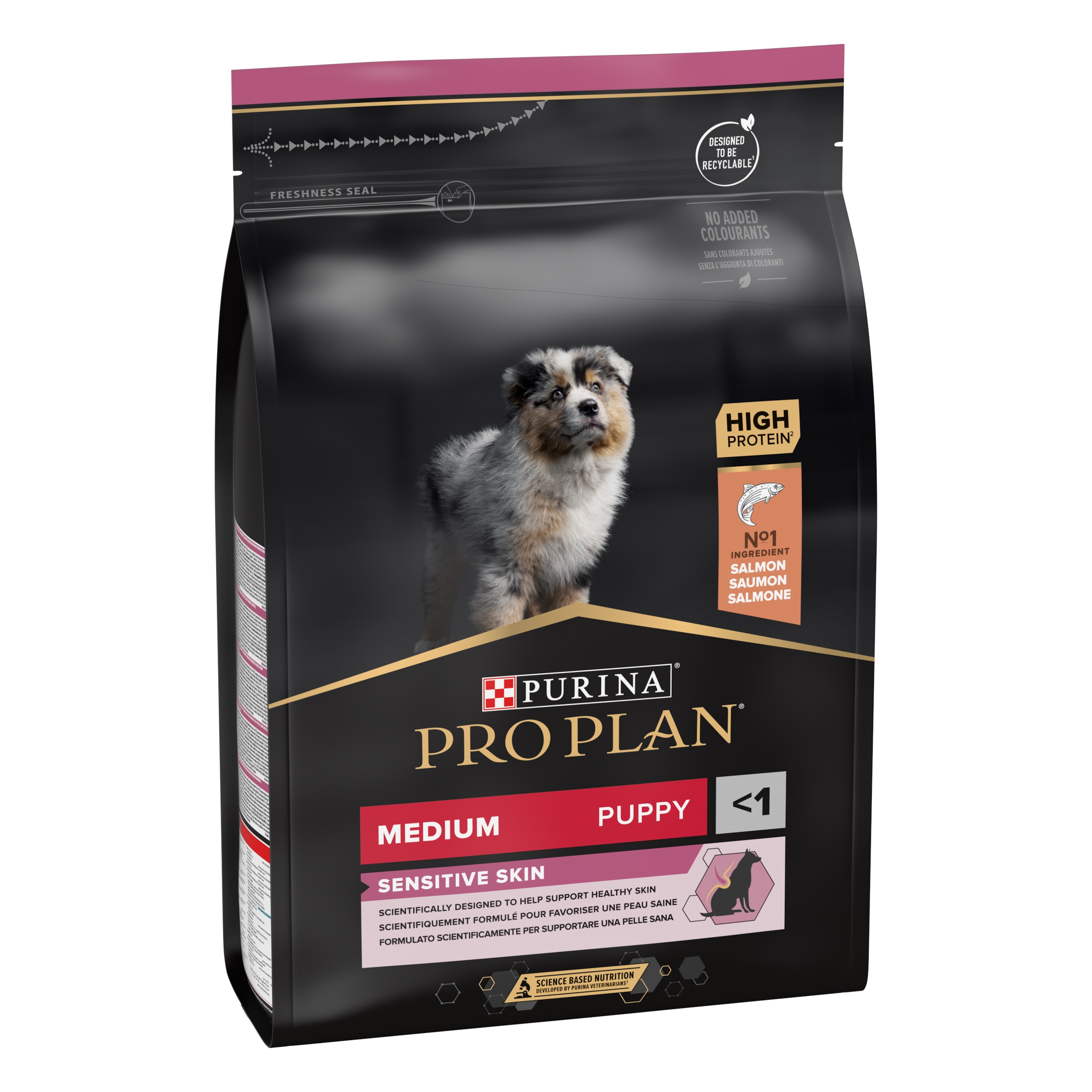 Croquettes Chiot Optiderma Riche en Saumon 3kg - PRO PLAN