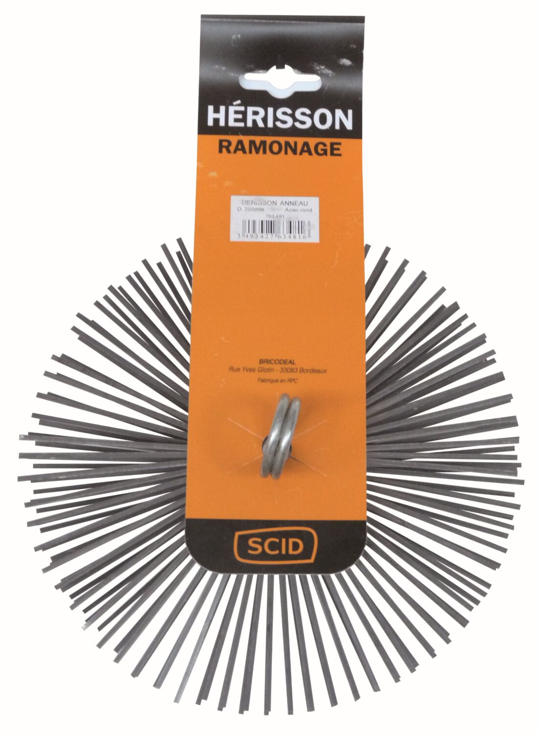 HERISSON ROND ACIER PLAT DIAM. 250