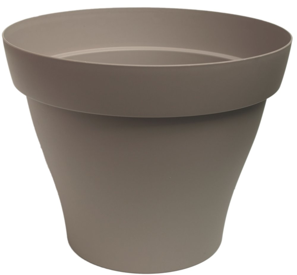 Pot de fleurs Roméo 12 Ø11,7x9,4cm 0,5L Taupe - POETIC