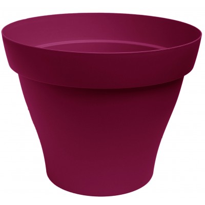 pot romeo poetic D 25 rond  coloris griotte