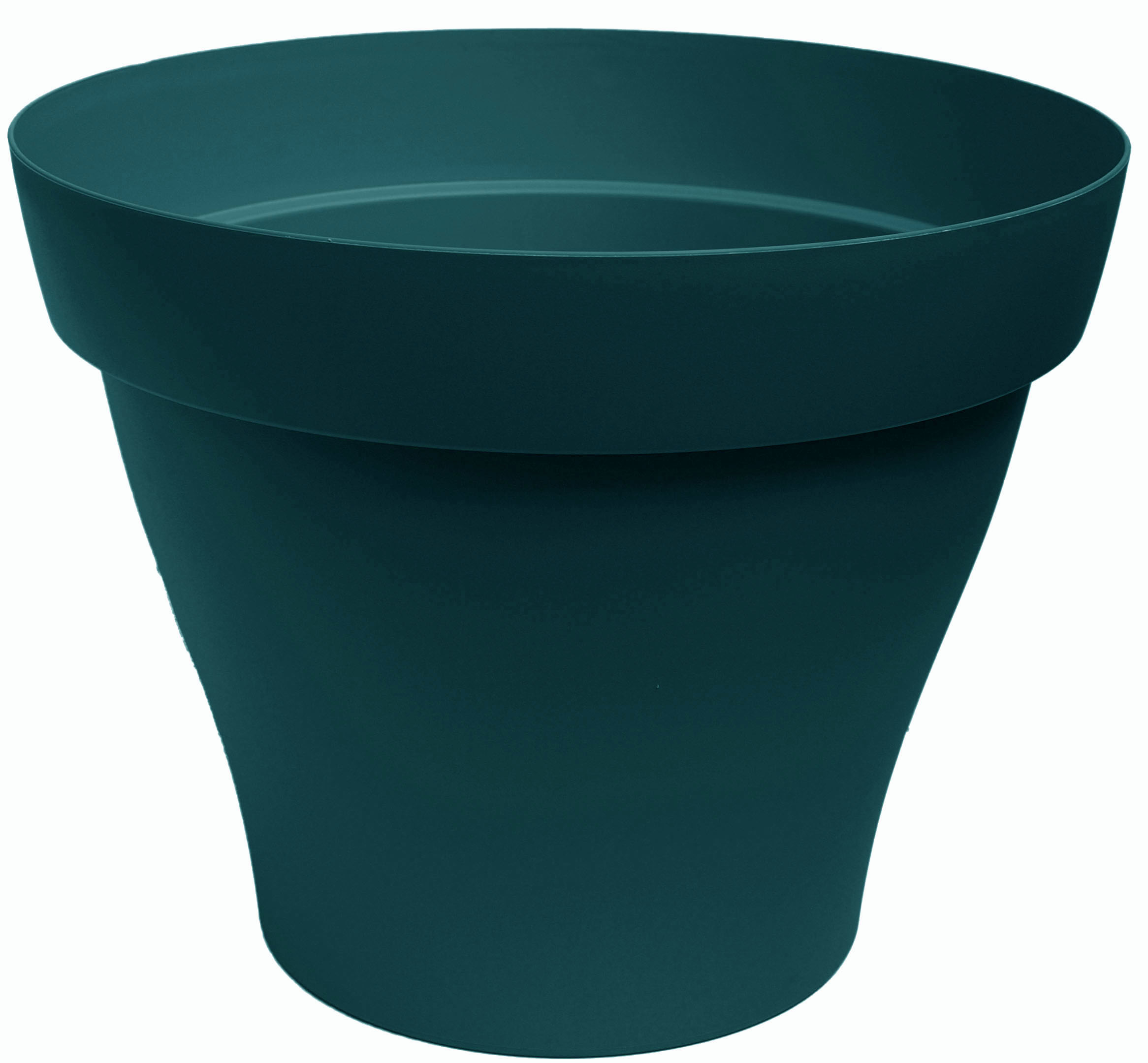 Pot de fleurs Roméo 50 Ø49x38,5cm 41L bleu pétrole - POETIC
