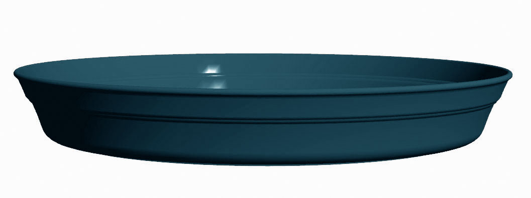 Soucoupe Roméo Ø14,5x2,1cm bleu pétrole - POETIC
