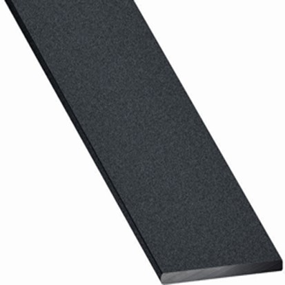 Profile Plat Aluminium 2x20mm 2,50m Gris Texturé 