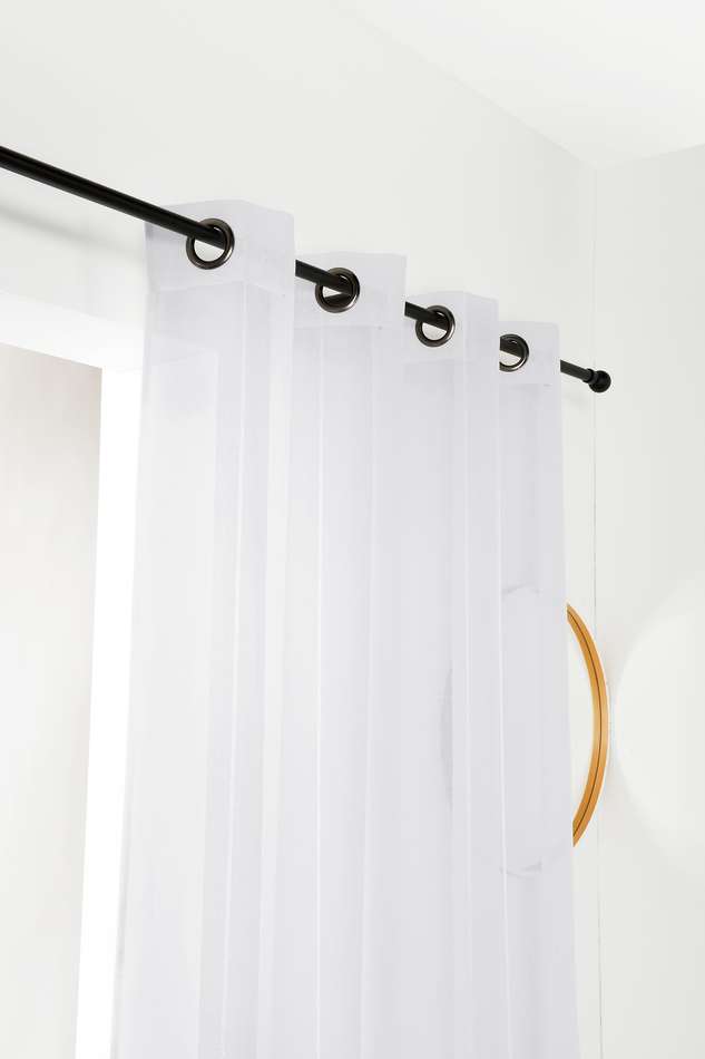 Rideau à Oeillets Calvi Standard 140x280cm Blanc - LINDER