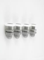 Lot de 4 roulettes pour cabine de douche, Ø 23 mm - AURLANE