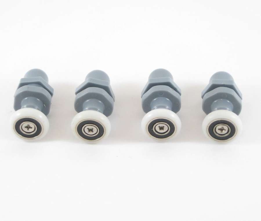 Roulettes x 4 pour cabine, corps long, Ø 20 mm  - AURLANE
