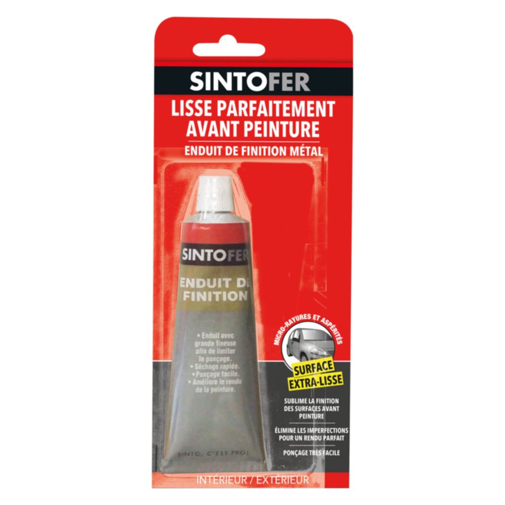 Enduit de finition métaux 66ml - SINTO