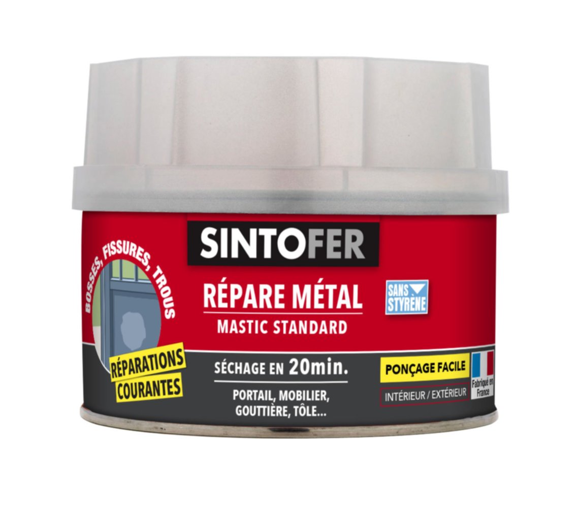 Repar' métal standard blanc 500ml / 970gr - SINTO