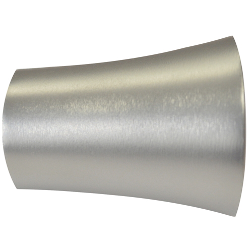 Embout de barre à rideau en métal pommeau Ø28 chrome mat - MOBOIS