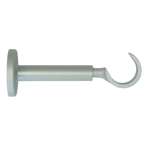 Support métal œil ouvert Ø28 extensible de 115 à 170mm gris