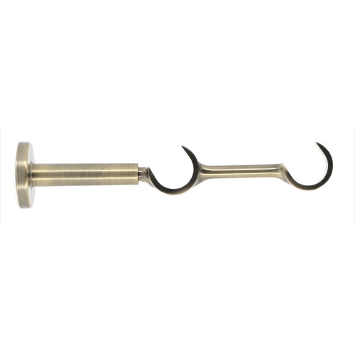 Support de barre à rideau Ø28 œil ouvert double 115 à 215 mm 170 à 270 mm
