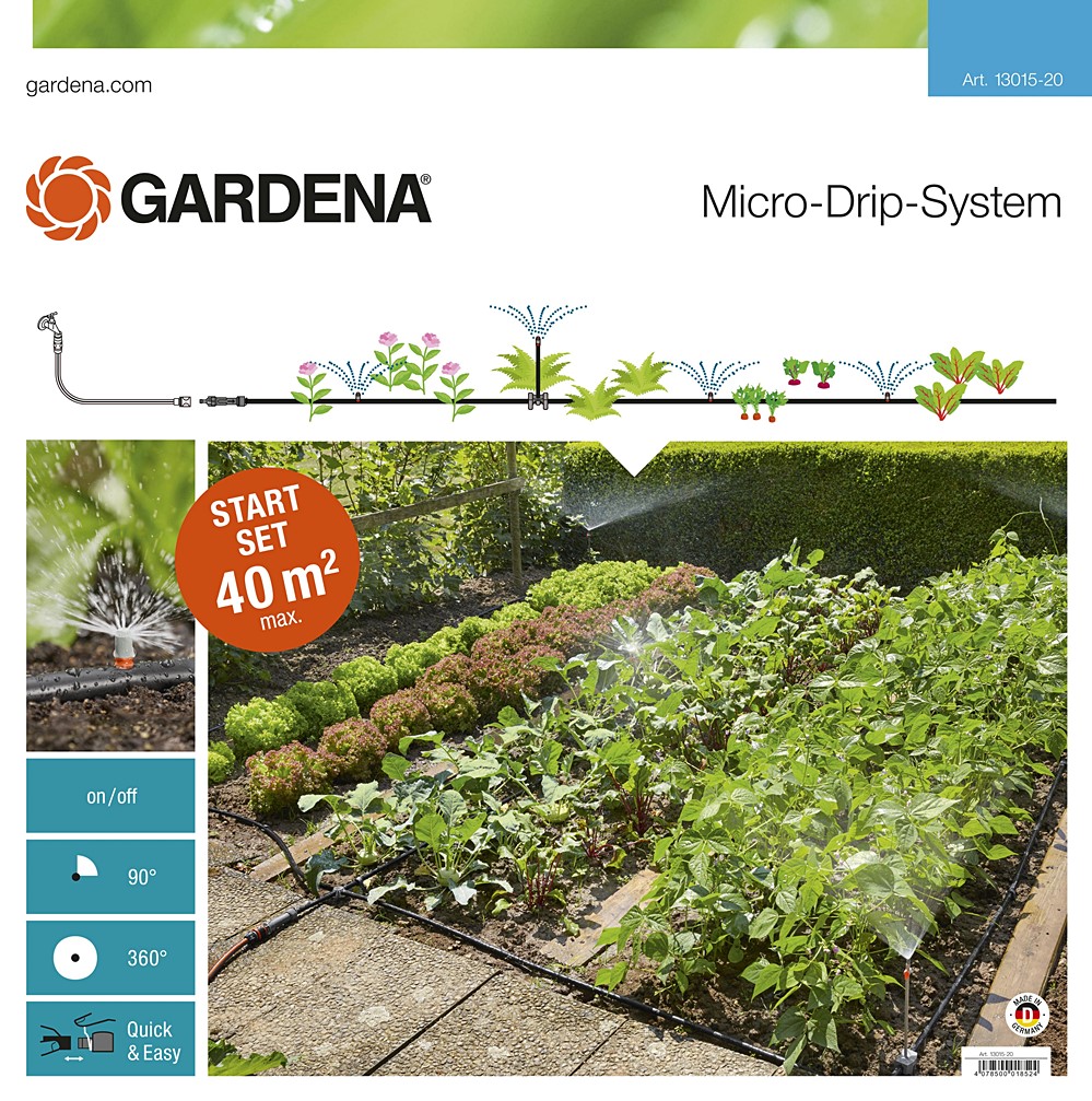 Kit d'initiation Micro-Drip System pour massifs et potagers 13015-20