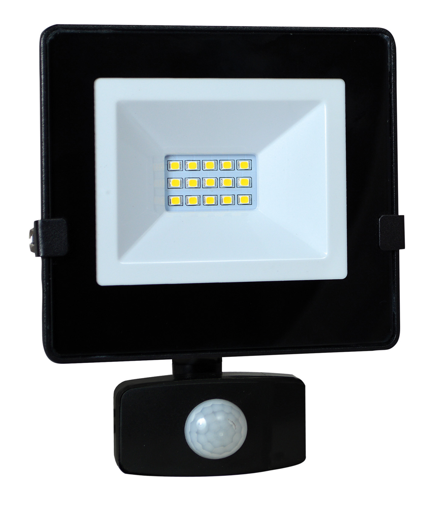 TIBELEC Projecteur LED ONE 10W noir avec détecteur