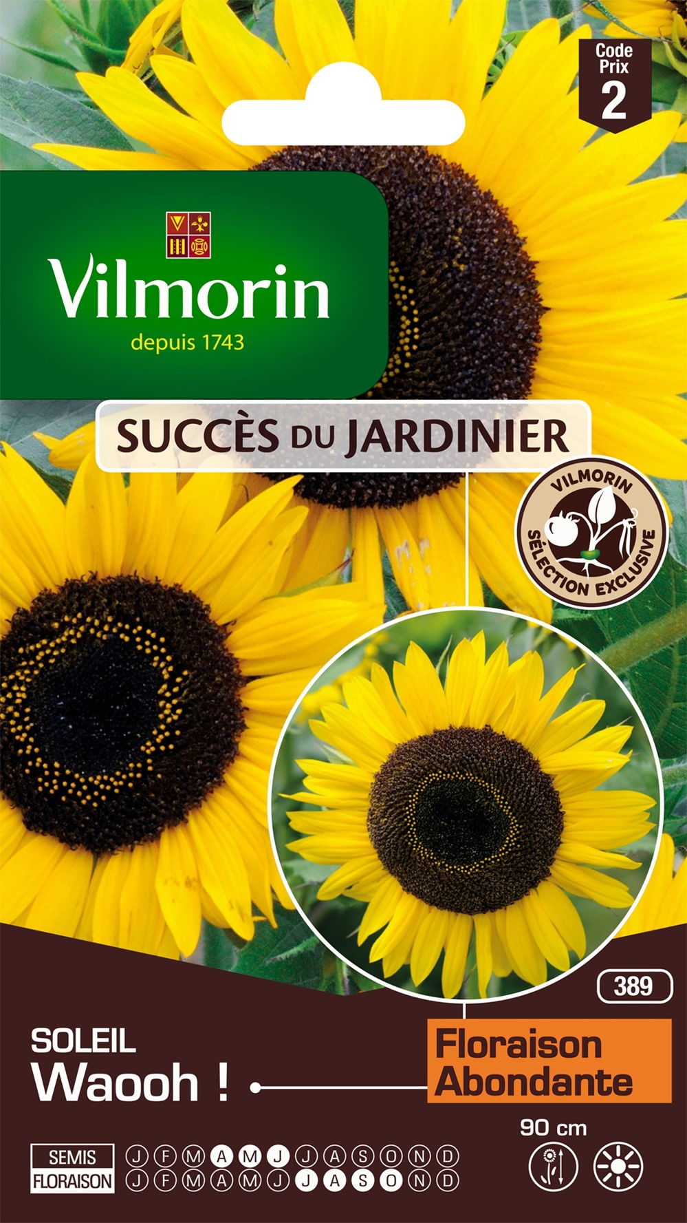 Graines Tournesol Waooh! - VILMORIN