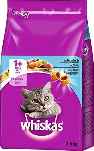 Croquettes pour chat adulte 1+ Thon 3.8 Kg - Whiskas