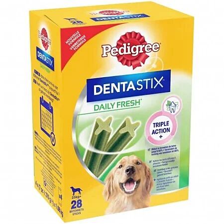 28 Friandises Grand Chien Dentastix Daily Fresh - PEDIGREE