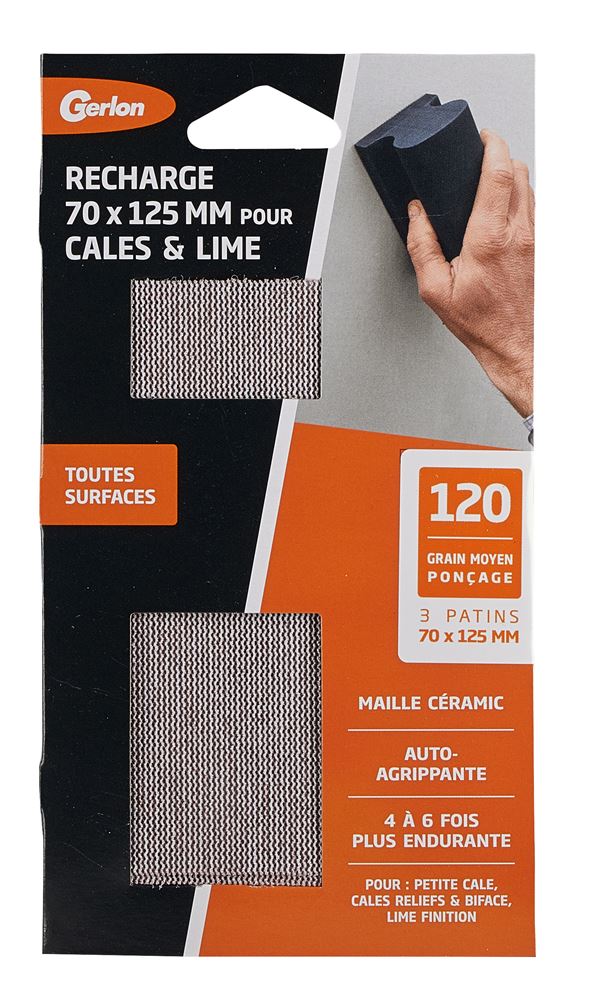 3 patins maille ceramic moyen 70x125 GERLON