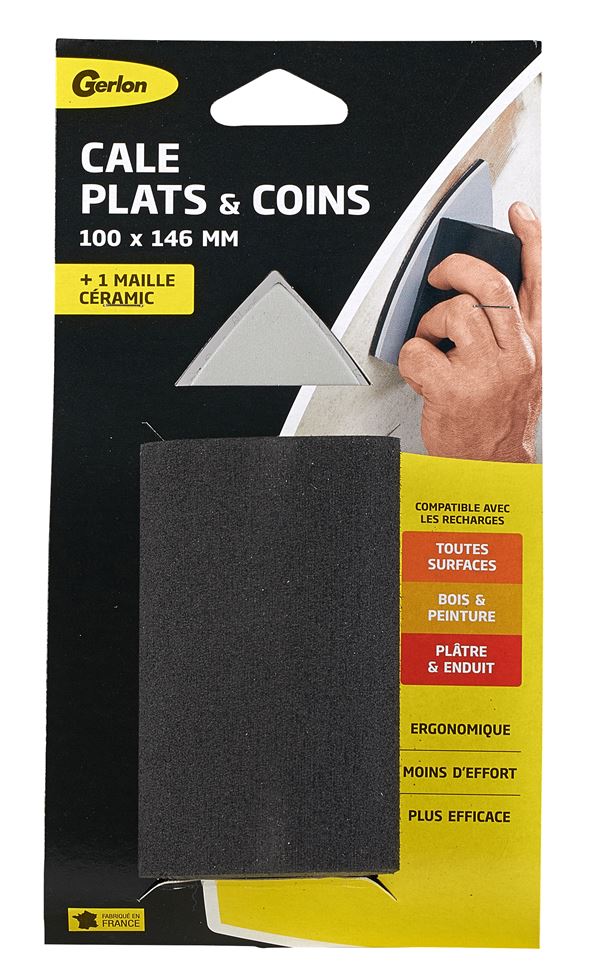 Cale ergonomique plats et coins GERLON