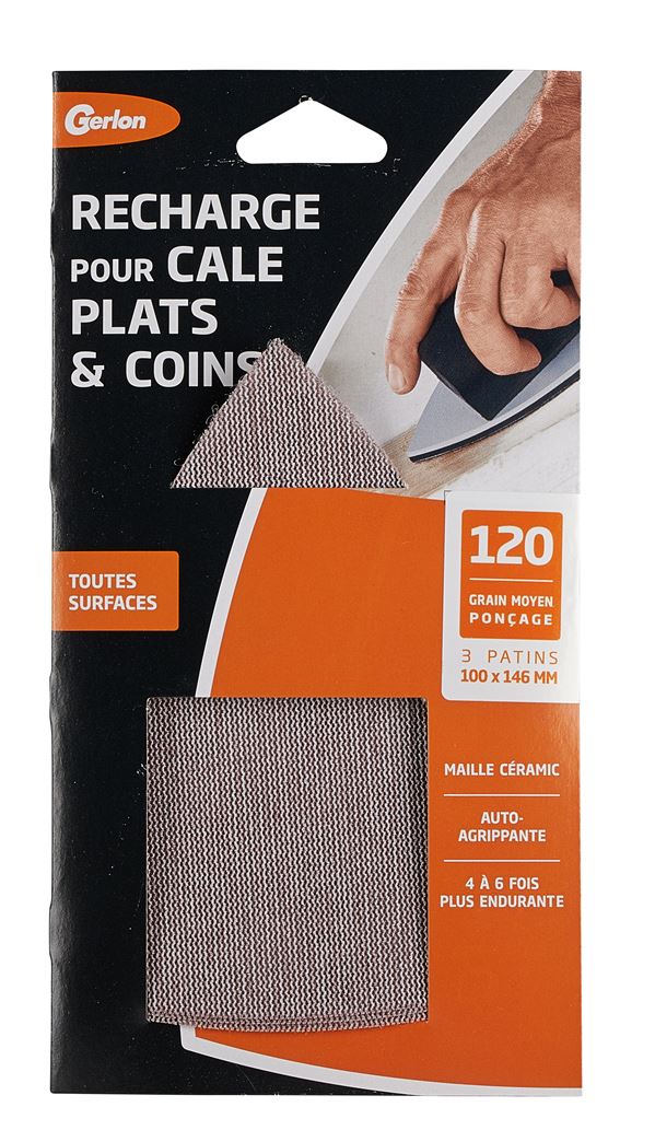 Recharge 3 patins maille Céramic GERLON