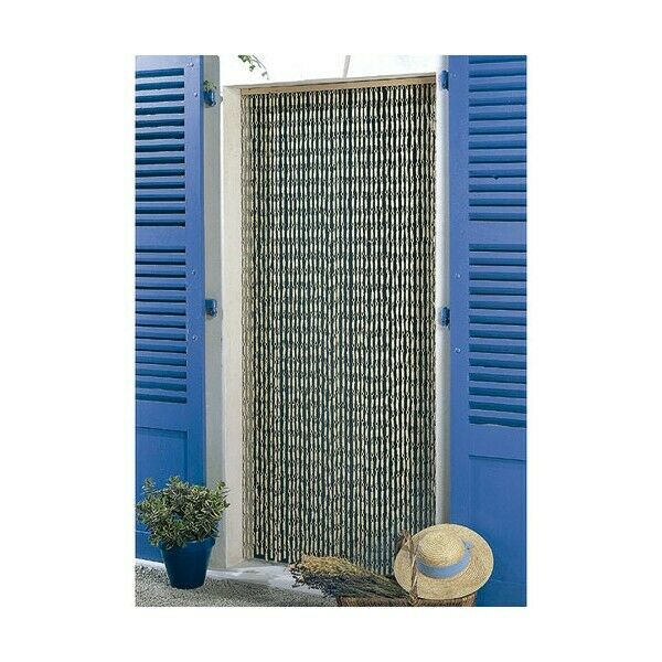 Rideau de porte 100x220cm naturel MOREL